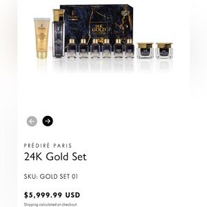 Prédiré Paris 24K Gold Skincare Set